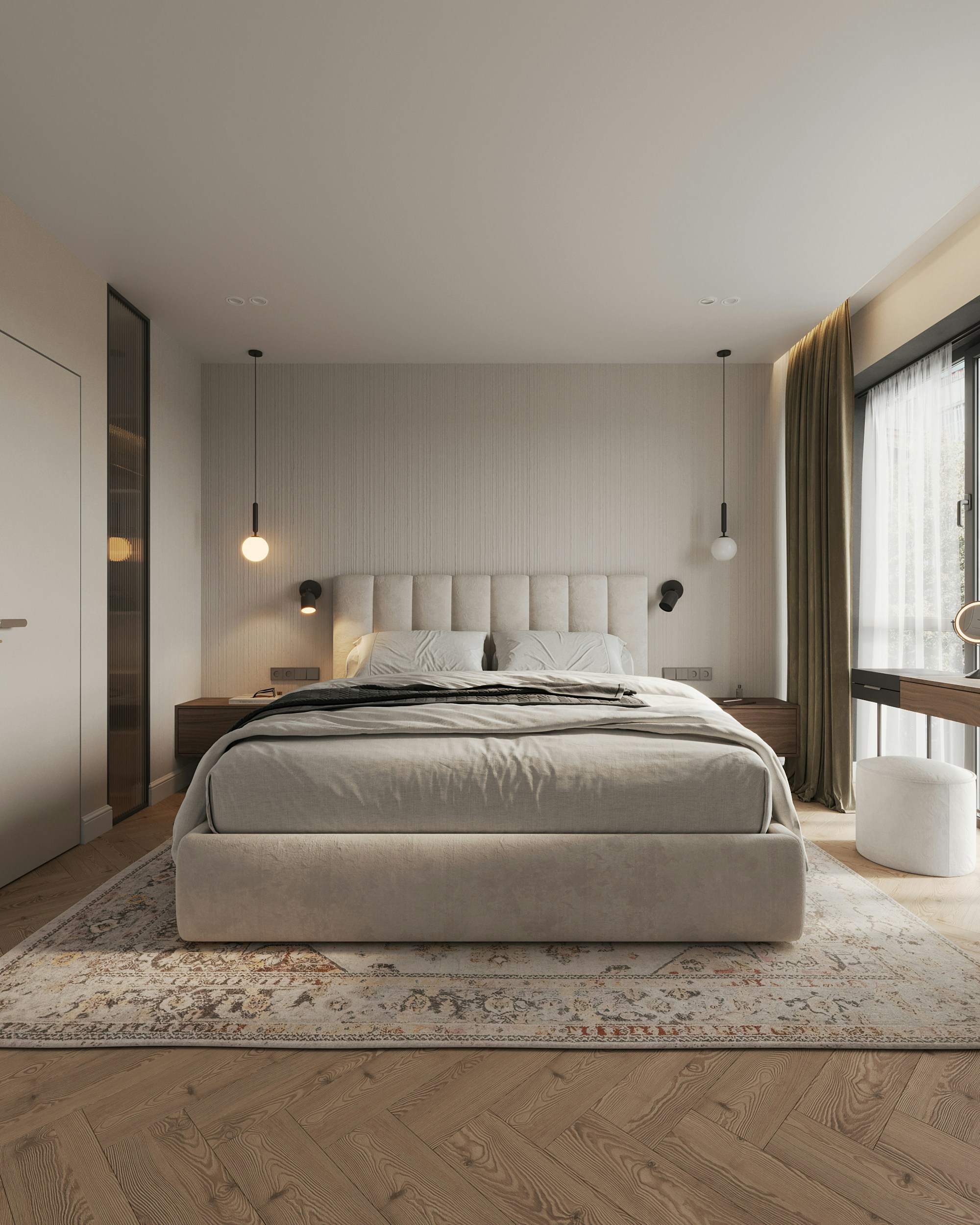 Warm curated organic interior — Design Direction Blueprint result