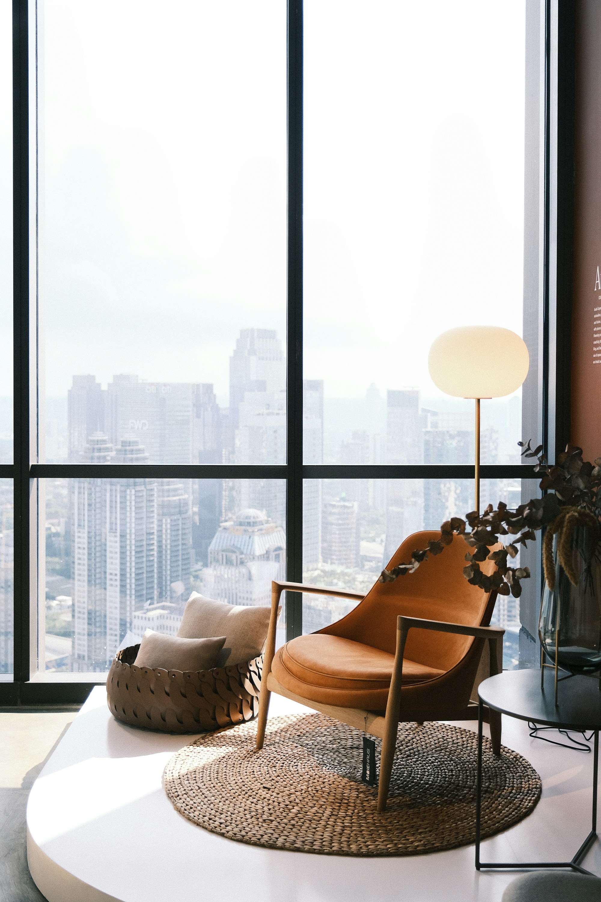 Sculptural organic interior detail — editorial warmth