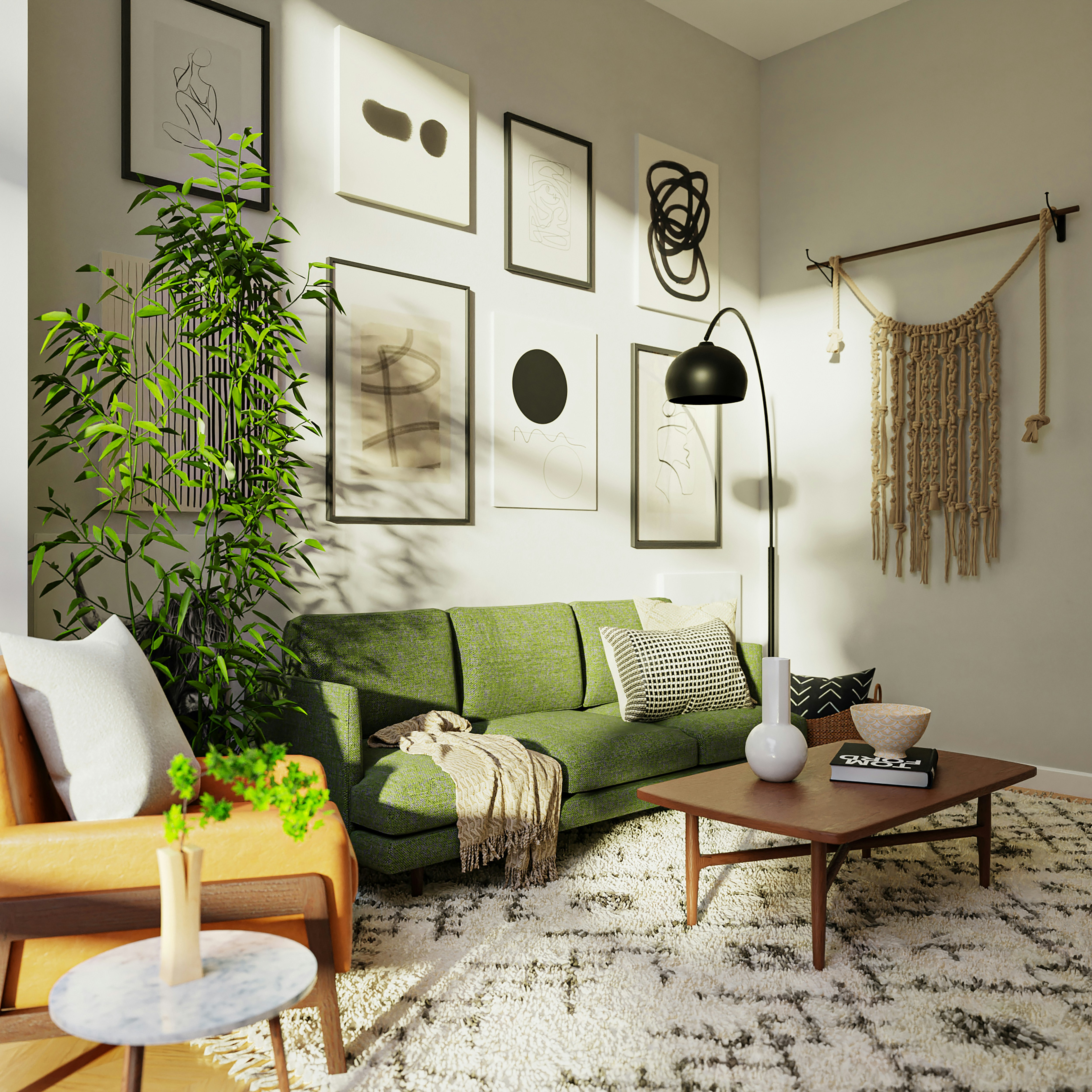 Living Room — The Warm Modernist