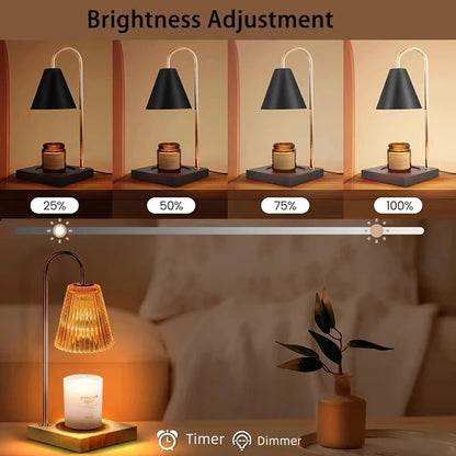 Aromatherapy candle warming lamp